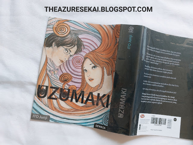 Tampilan kover jaket komik Uzumaki versi Bahasa Indonesia