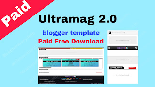 Ultramag 2.0 Premium Blogger Template Free Download