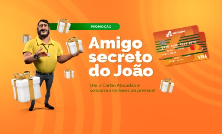 Promoção Amigo Secreto do João Cartão Atacadão
