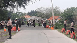 Atsisipasi Hal-hal yang Tidak Diinginkan, Polres Serang Lakasnakan Pam Jalur VVIP Kedatangan Wapres RI