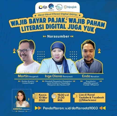 Warganet Diajak Bayar Pajak Menggunakan Aplikasi Digital