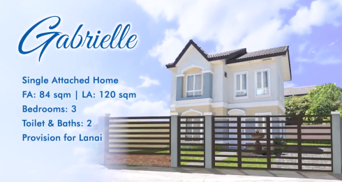 Own a Gabrielle deluxe Single Attached Home