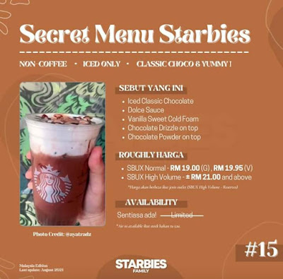 INFO, STARBUCKS , MINUMAN STARBUCKS, STARBUCKS MALAYSIA , MENU STARBUCKS, CARA ORDER STARBUCKS, CARA MUDAH DRIVE THRU STARBUCKS, CARA MUDAH ORDER STARBUCKS, RAHSIA MINUMAN STARBUCKS, FOOD, REVIEW