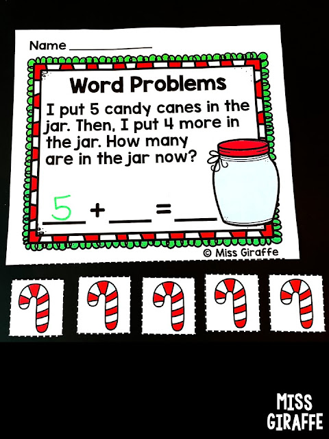 How to practice and review word problems in December