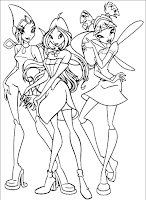 Winx Club coloring page