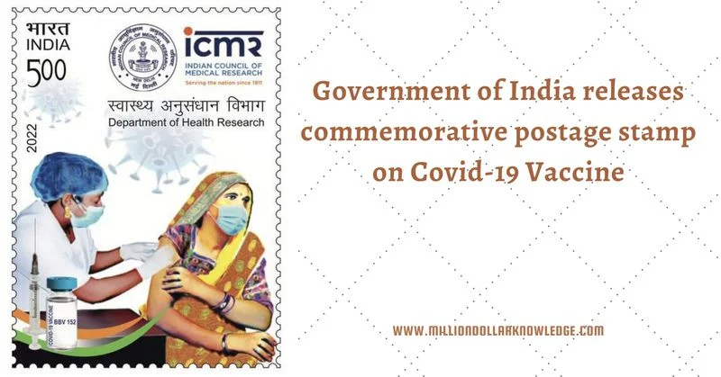 Government of India releases commemorative postage stamp on Covid-19 Vaccine