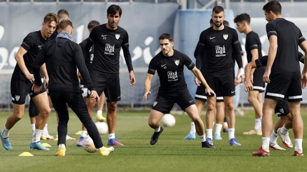 Málaga, Hicham y Peybernes son las novedades del entrenamiento de hoy