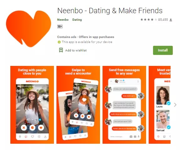 neenbo local chat app