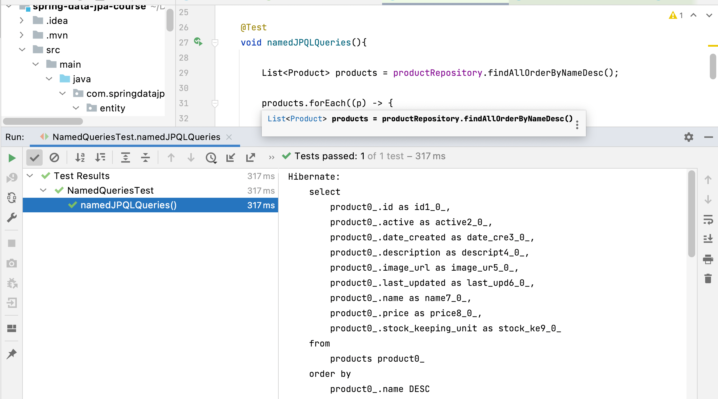 spring-data-jpa implementation