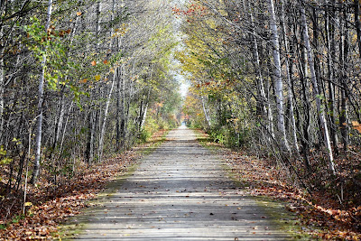 Trans Canada Trail pathway hiking route Quebec.