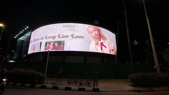 Becky Rebecca Patricia Armstrong Fans Support Ad 瑞玫高·阿瑟农应援广告 KL City Centre Nearby Berjaya Time Square LED Billboard Advertising Malaysia Kuala Lumpur Digital Screen Advertising