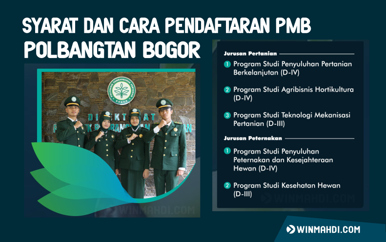 Syarat dan Cara Pendaftaran Polbangtan Bogor