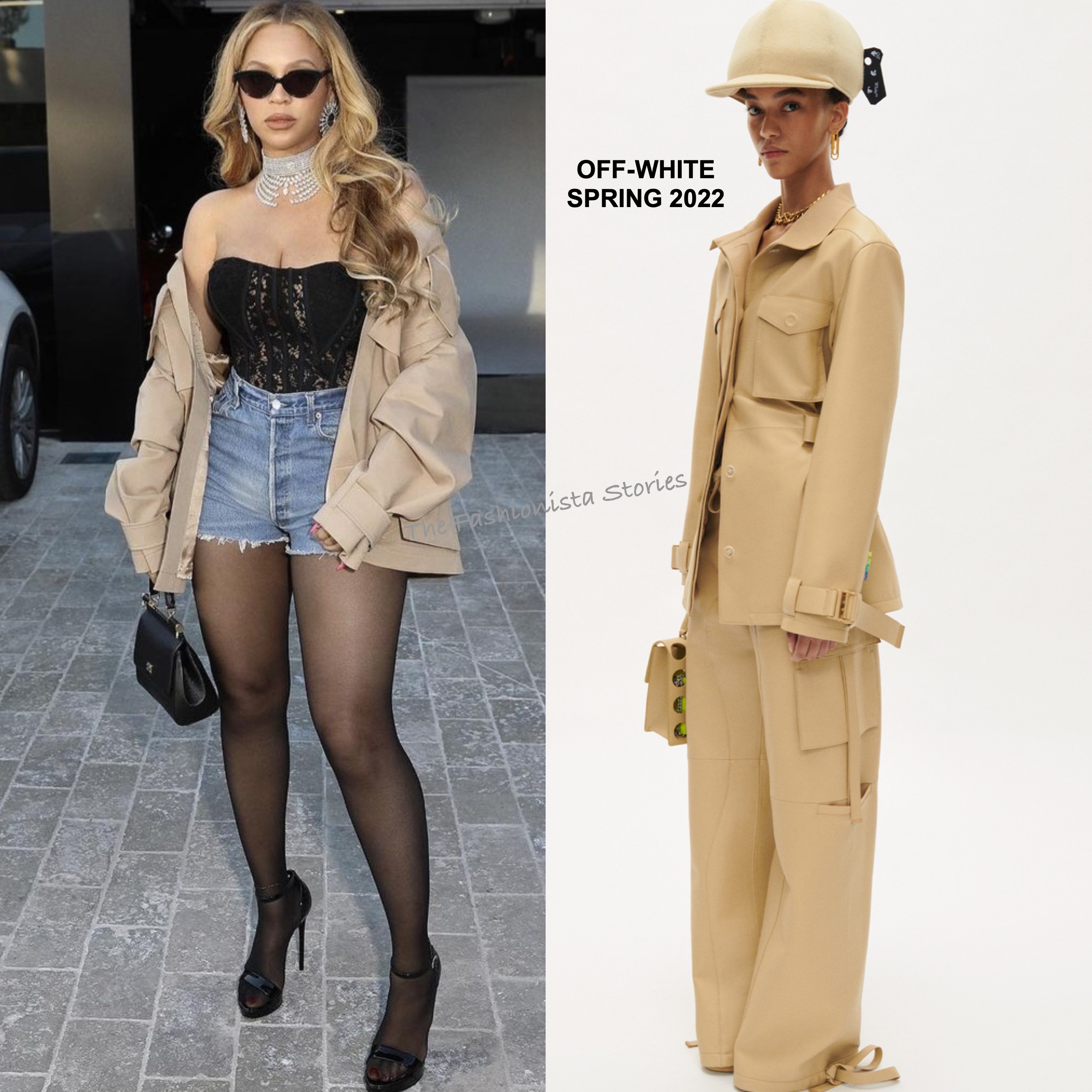 Instagram Style: Beyonce in Off-White, Dolce & Gabbana and Levi's for Super  Bowl LVI
