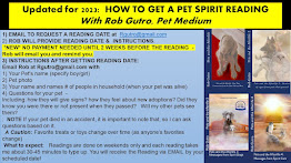 For Short Pet Spirit Reading visit www.robgutro.com