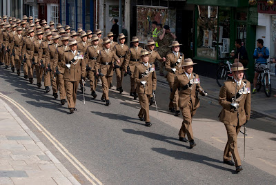 Gurkha Freedom Parade in Blandford on the 8th of May 2016