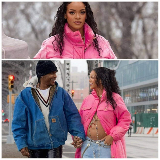 Rihanna e A$AP Rocky estão à espera do primeiro filho.