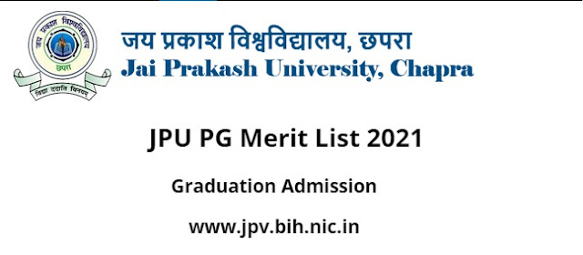 JPU PG 1st Merit List 2022 - MA MSC MCOM Merit List 2020-2022  Download