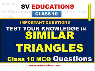 similar triangles class 10