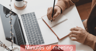 How to write minutes of meeting