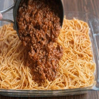 MILLION DOLLAR SPAGHETTI CASSEROLE