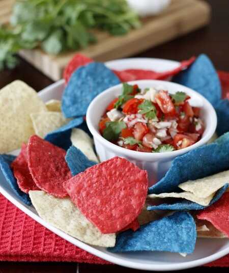 Patriotic Chips and Salsa Recipe