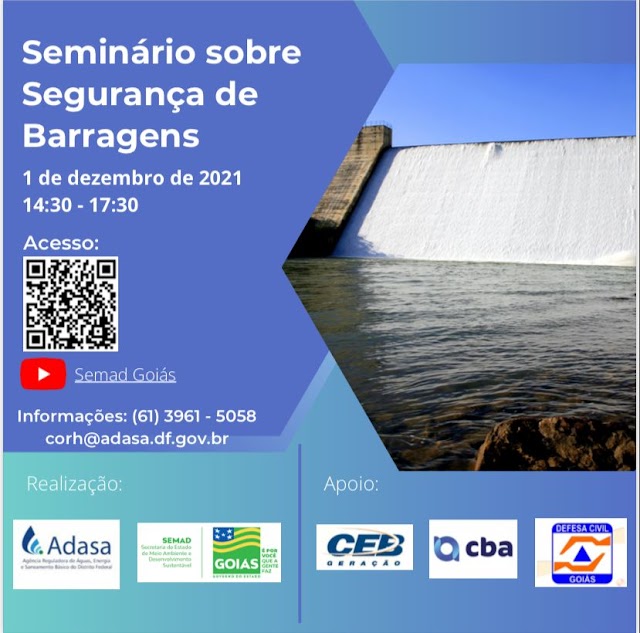  Adasa promove seminário para discutir sobre segurança de barragens