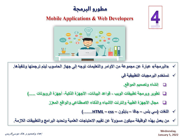 وظائف وتقنيات المستقبل Future Technologies & Jobs