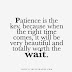 PATIENCE IS A VIRTUE
