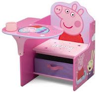 Children Chair Desk Peppa Pig