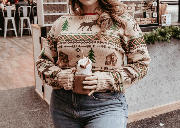 KJP Sweater Review - Big Cozy Leaf, Evergreen, & Cozy Cabin Moose