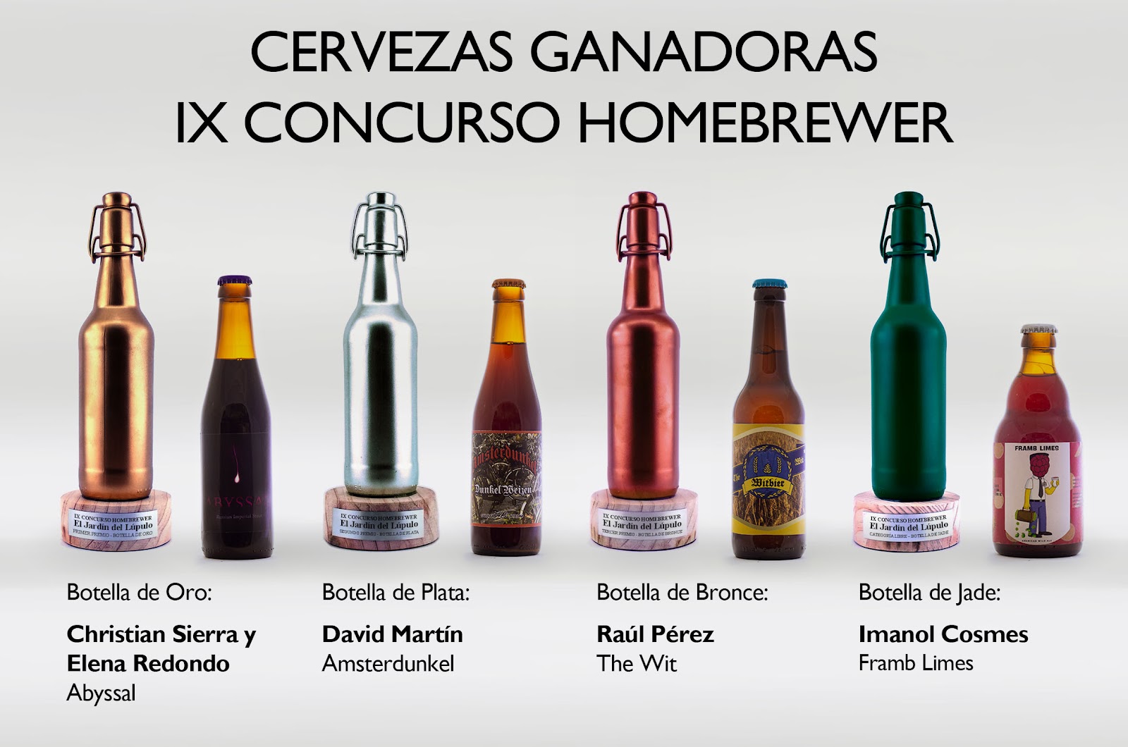 Cervezas Ganadoras del IX Concurso Homebrewer