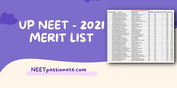 Thumbnail Image for UP NEET Merit List 2021 Download PDF - Uttarpradesh
