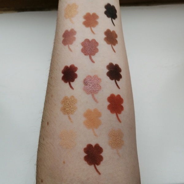 Swatches von Orangecosmetics