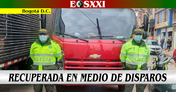 Dos personas capturadas en medio de recuperación de camión hurtado en Ciudad Bolivar