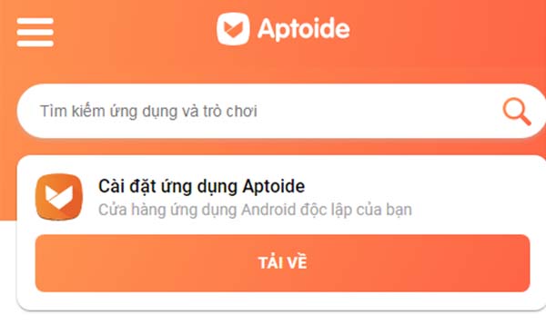 Tải Aptoide APK cho Android: Kho App Apk miễn phí a
