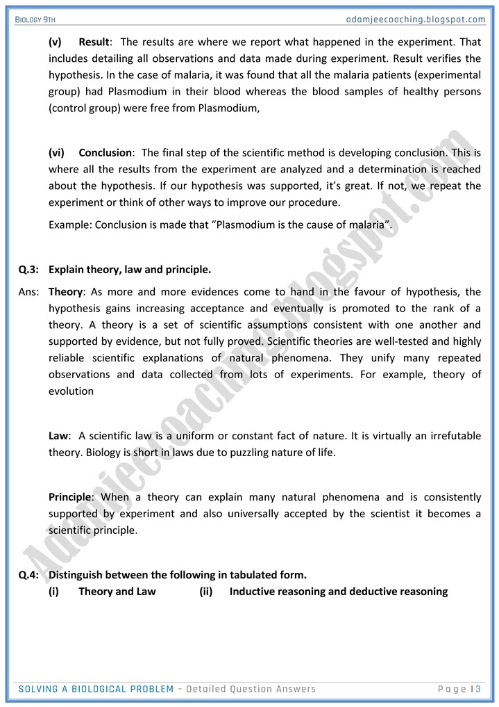 solving-a-biological-problem-detailed-question-answers-biology-9th