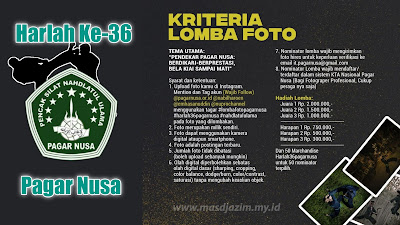 kriteria lomba foto harlah Pagar Nusa ke-36