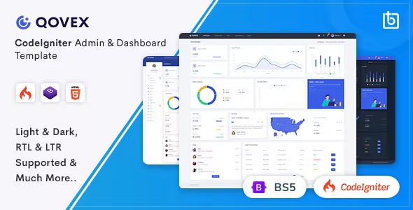 Best CodeIgniter Admin & Dashboard Template