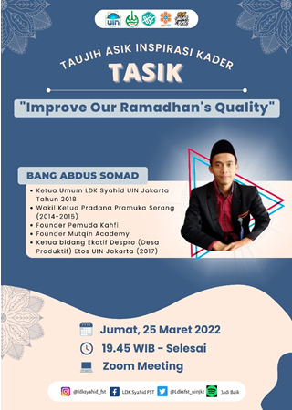 TASIK #1 : Improve Our Ramadhan's Quality