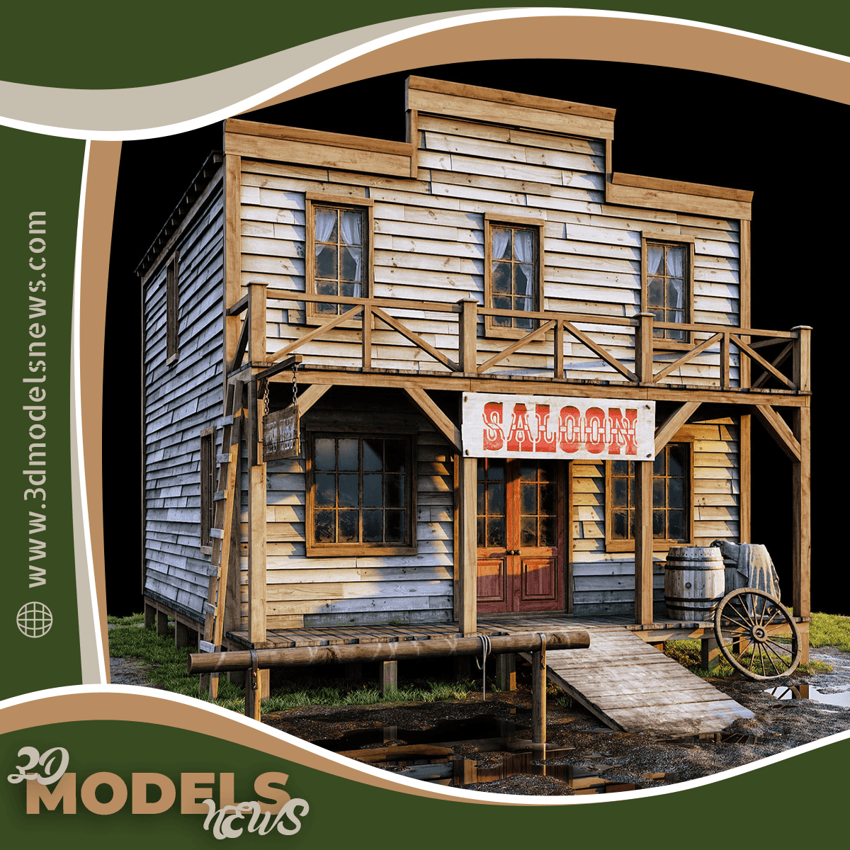 Saloon Model Building