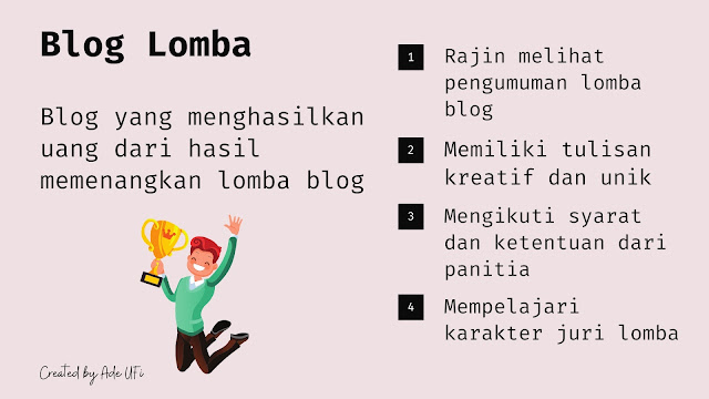 Jenis blog yang mengahasilkan uang