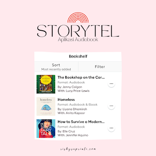 Rak buku storytel kiky