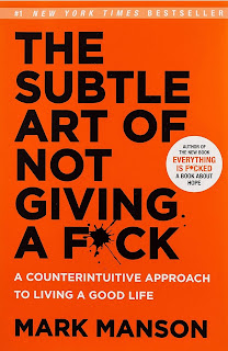 The Subtle Art of Not Giving a F*ck: by Mark Manson #pebbleinwaterswrites #books #bookreview #tbrchallenge #bookchatter @blogchatter