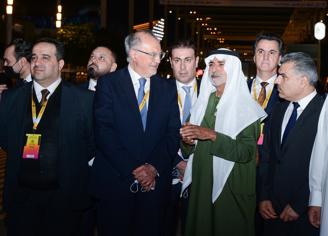 Nahyan bin Mubarak attends Iraq National Day celebrations at Expo 2020 Dubai
