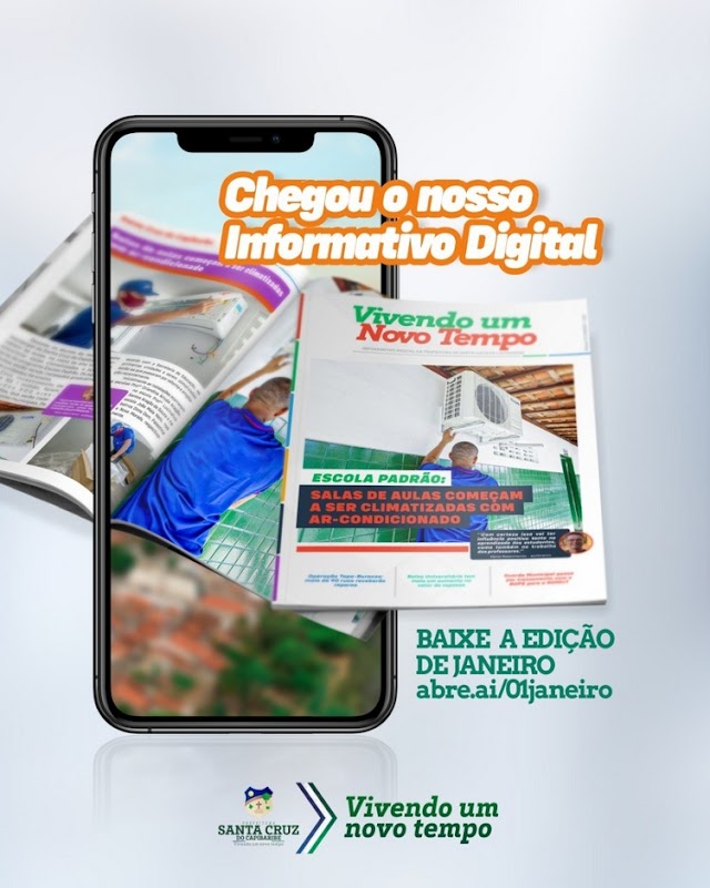 Prefeitura de Santa Cruz do Capibaribe lança o Informativo Digital