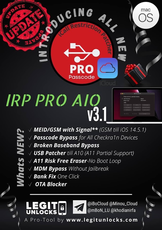 iPro AIO V3.2 | MDM Unlock iPhone 5s to x Without Jailbreak | Mac Only