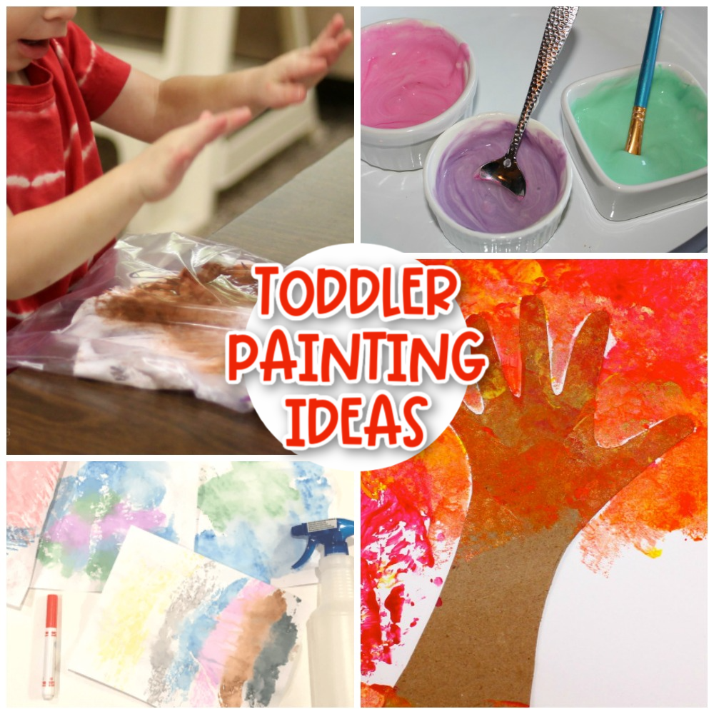 painting ideas for toddlers