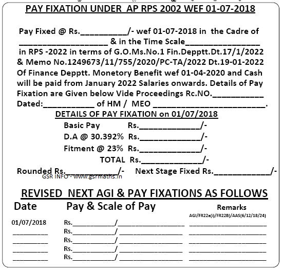 AP PRC 2022 Fixation SR Entry Model Stamp