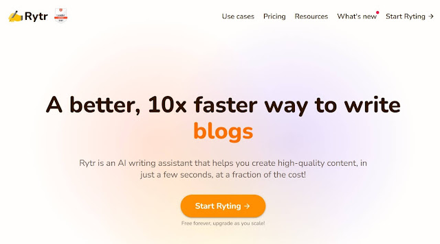 rytr.me ai writer