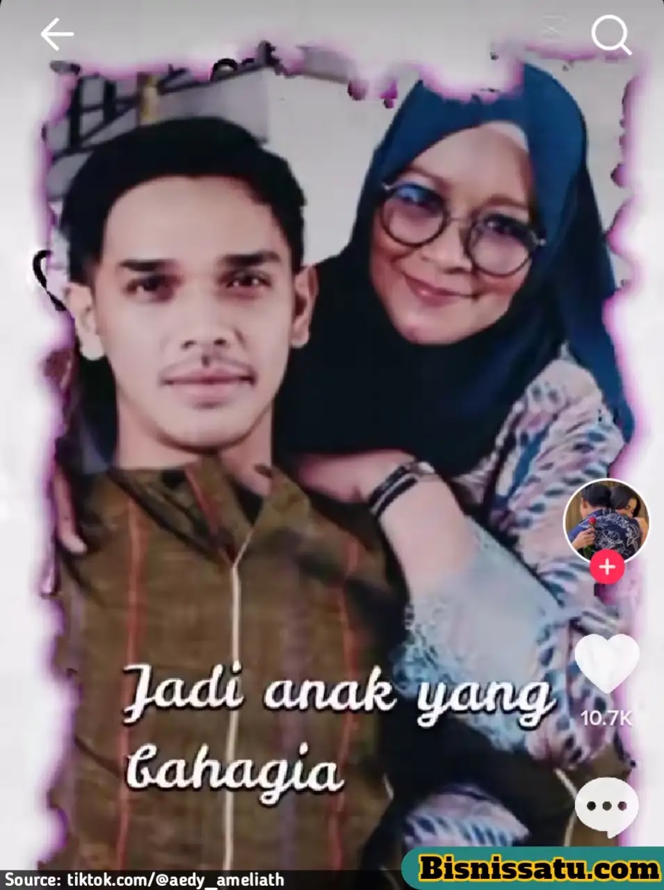 Video Tiktok Aedy Ashraf dan Liza Zain